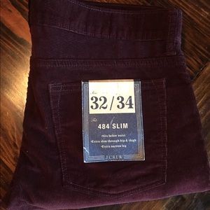 J. Crew Men’s Corduroy 484 Slim